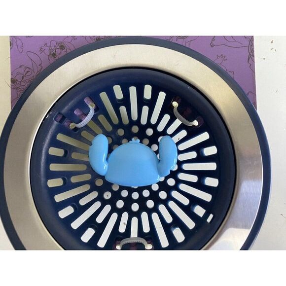 Disney Lilo And Stitch KITCHEN SINK STRAINER Standard Size Drain Blue NEW - Picture 3 of 8